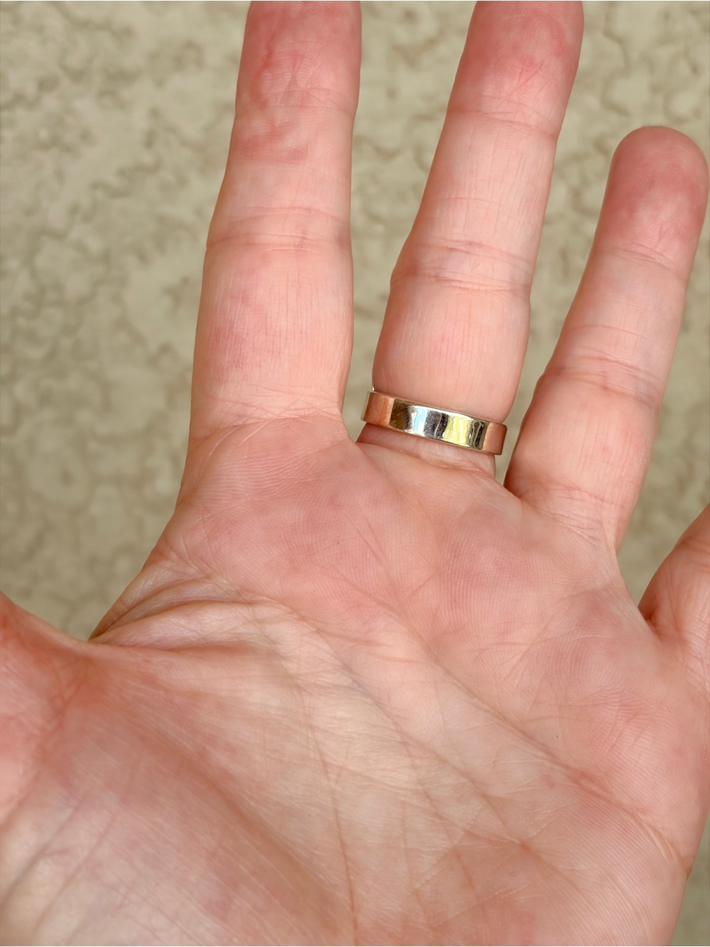 925 Sterling Silver Golden Hills Turquoise Stone Ring - Picture 5 of 11